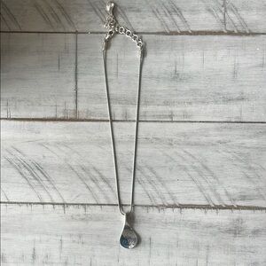 Brighton Silver Geometric Pendant Necklace